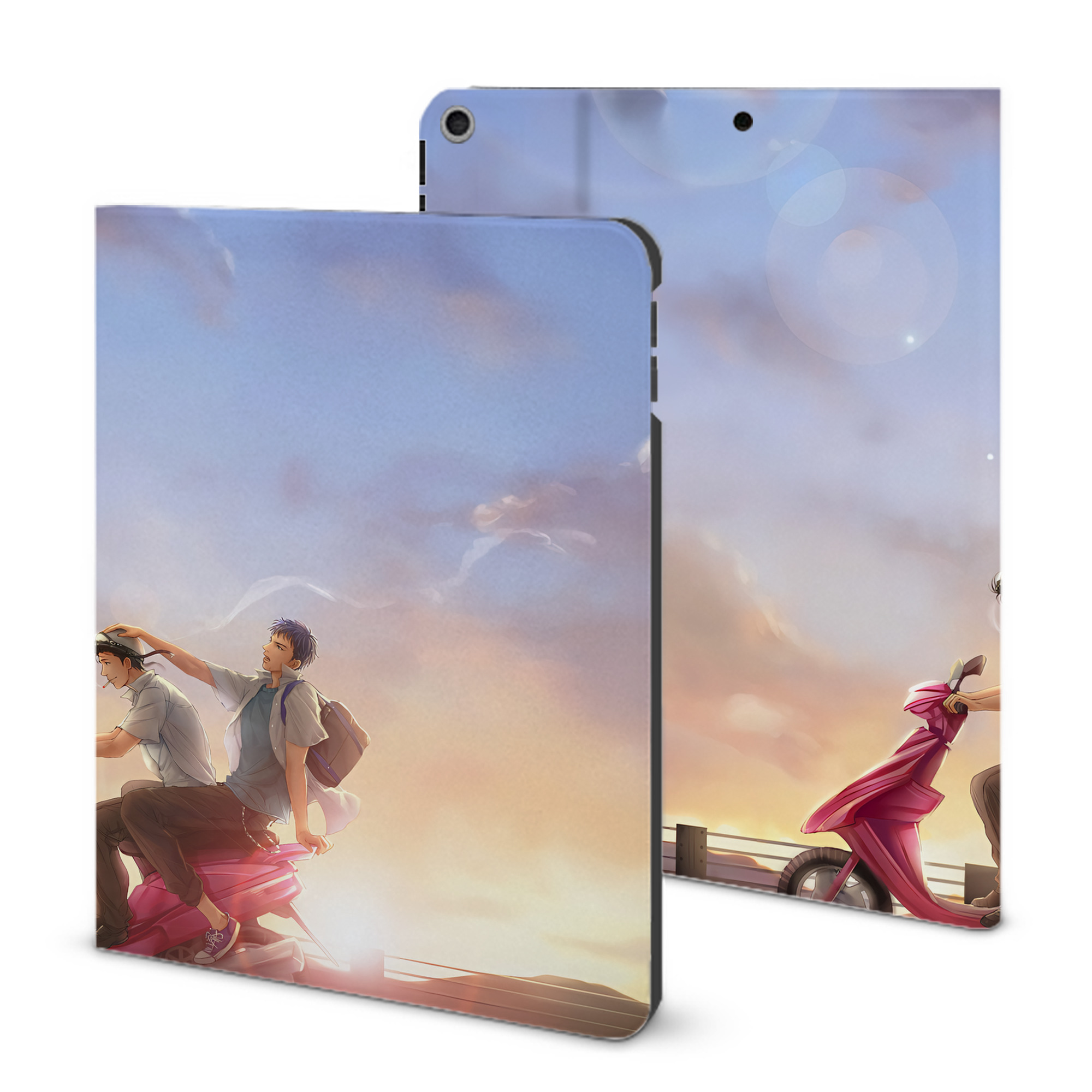 （画像用） SLAM DUNK／スラムダンク IPad ケース ブック型 PUレザー TPU 耐衝撃 軽量 薄型 ペン収納なし 全面保護 IPad 各モデル対応